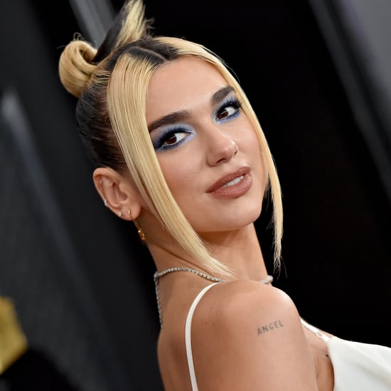 Dua Lipa's Holiday Nail Art From Nails by Mei 2020