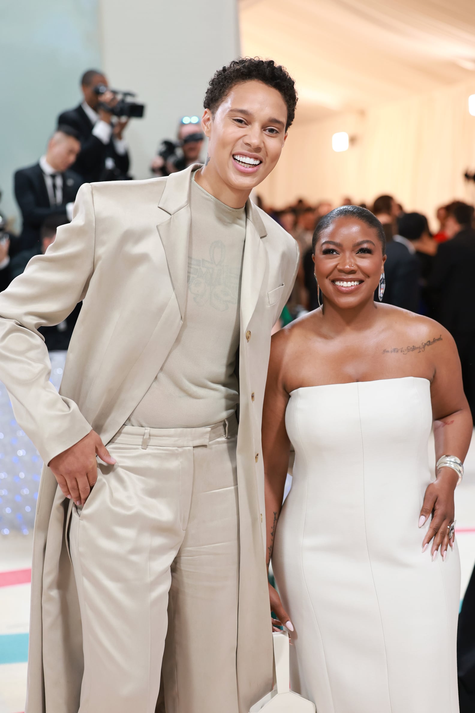 Brittney Griner and Wife Cherelle Attend Met Gala 2023 PS Celebrity
