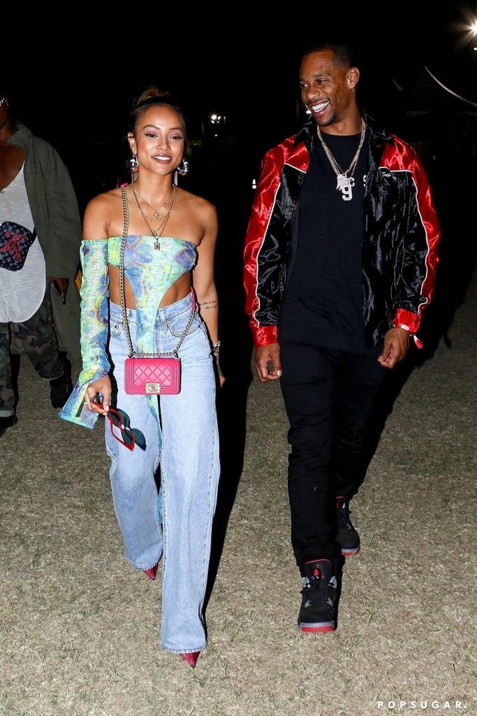 Karrueche Tran and Victor Cruz | Celebrities at Coachella 2019 Pictures