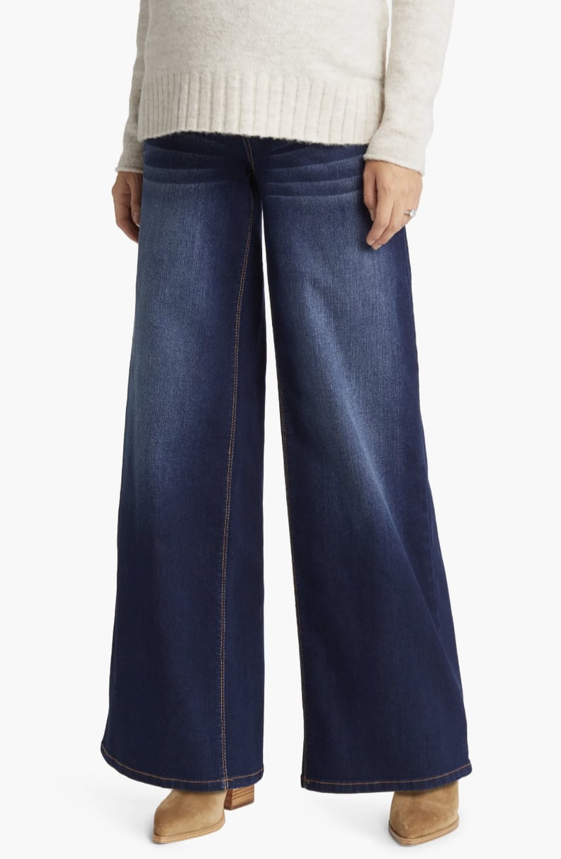 Maternity Full Panel Slouchy Taper Cropped Jeans