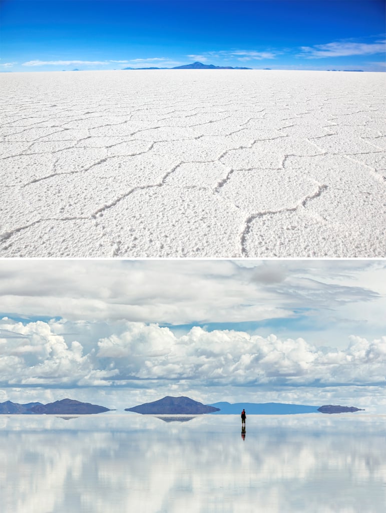 Literally Reflect at Salar de Uyuni in Bolivia