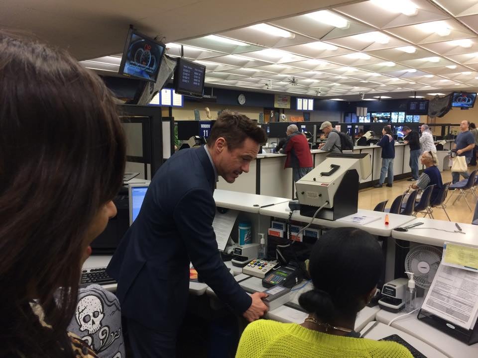 Robert Downey Jr. at the DMV | Photos