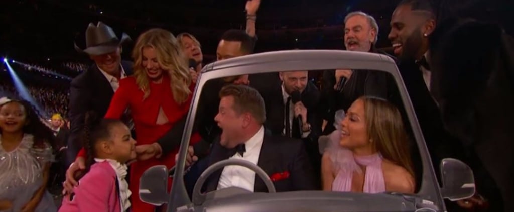 Blue Ivy in James Corden's Carpool Karaoke at 2017 Grammys