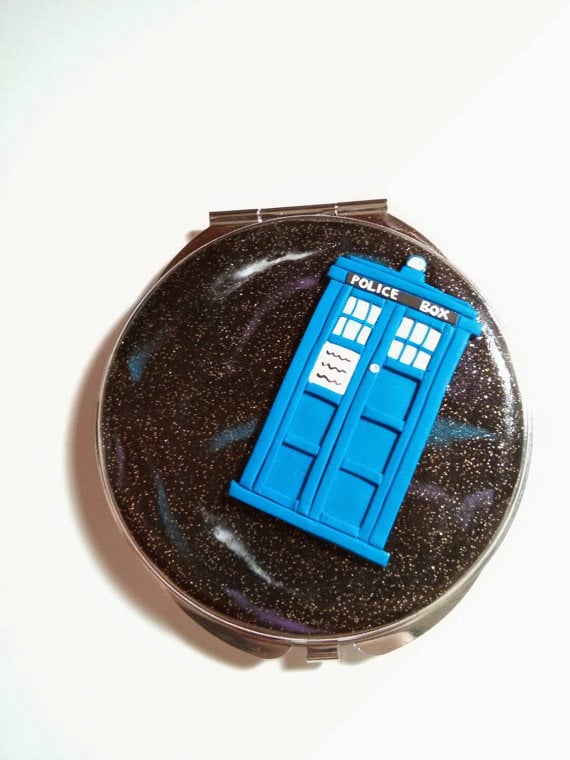 GingerSnapClay Doctor Who Inspired Compact Mirror