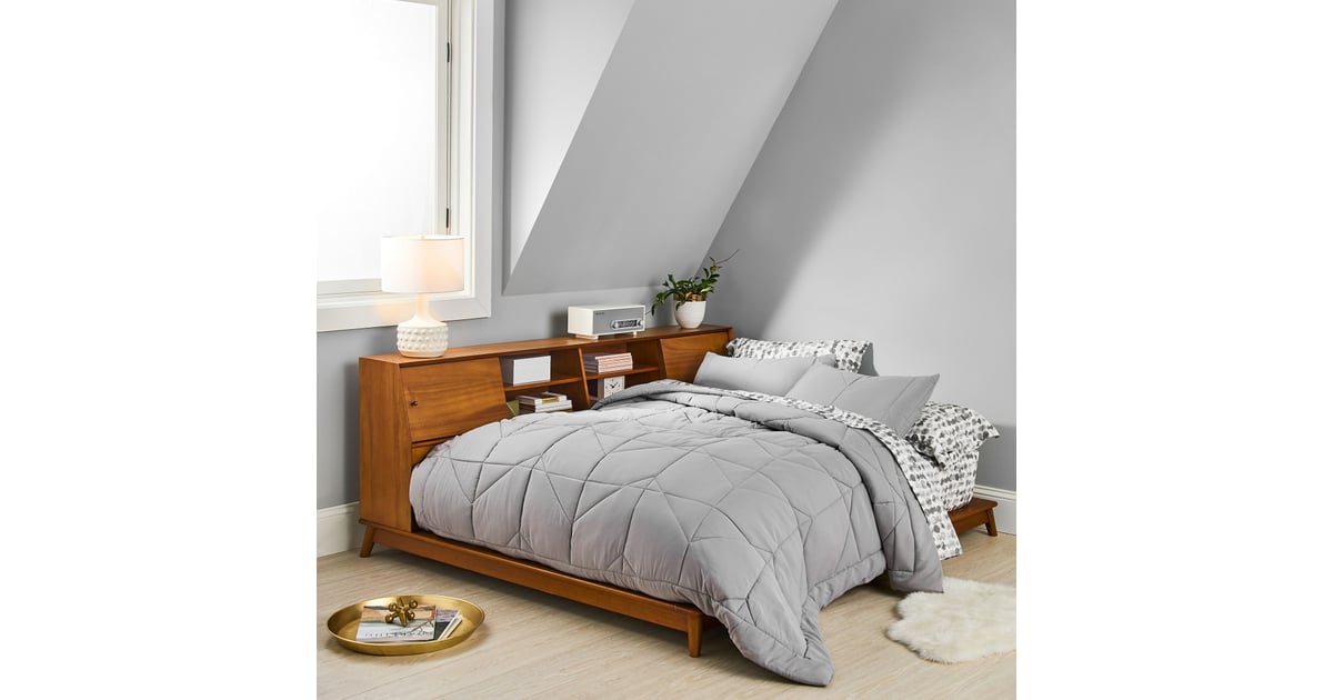 Side storage hotsell platform bed