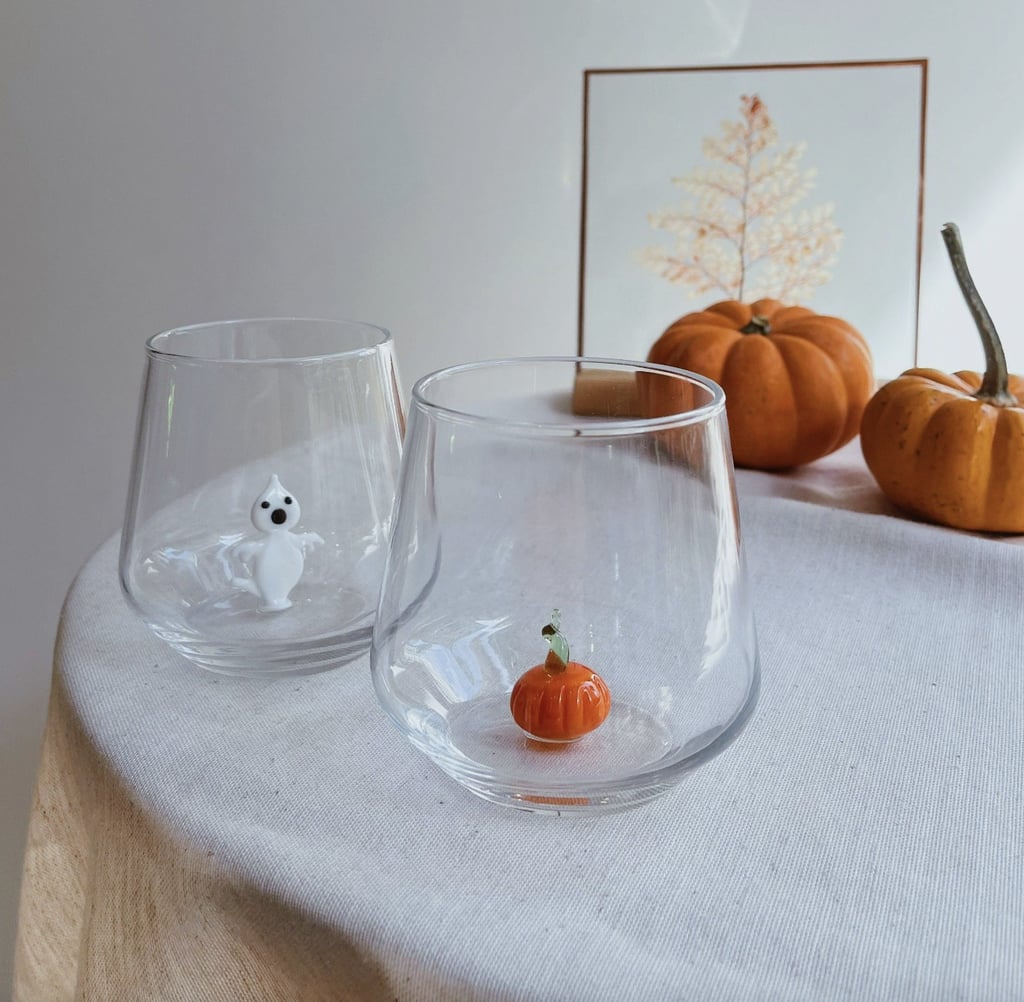 Luke Adams Ghost Wine Glass Shop the Best Halloween Ghost Decor