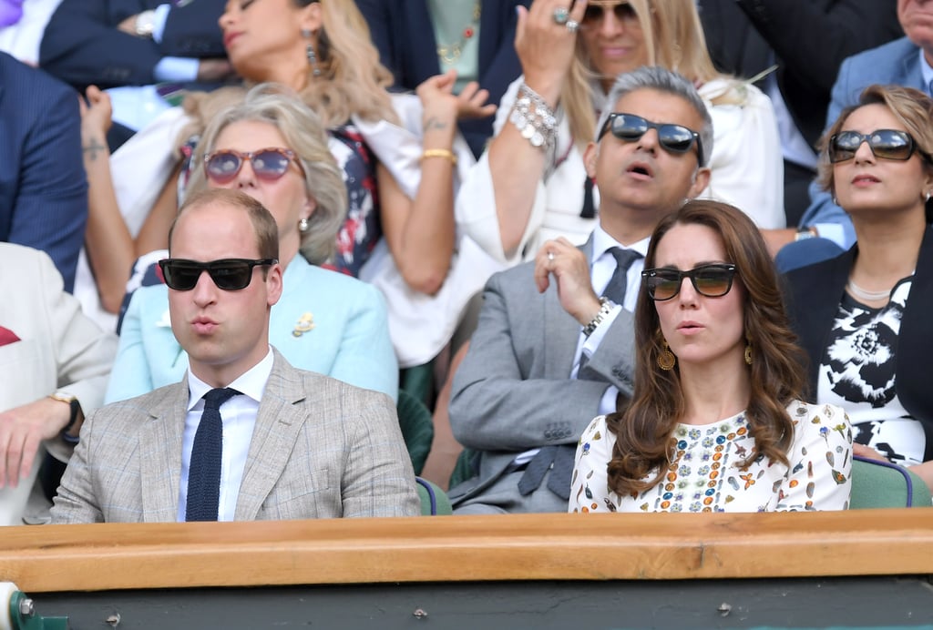 Prince William and Kate Middleton at Wimbledon July 2016
