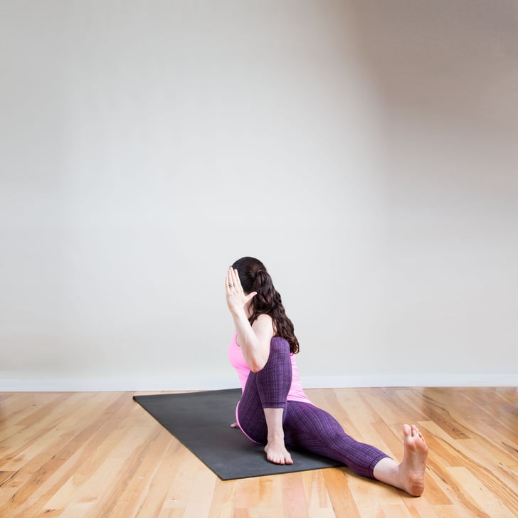 Seated Spinal Twist How to Master Side Crow POPSUGAR Fitness Photo 4