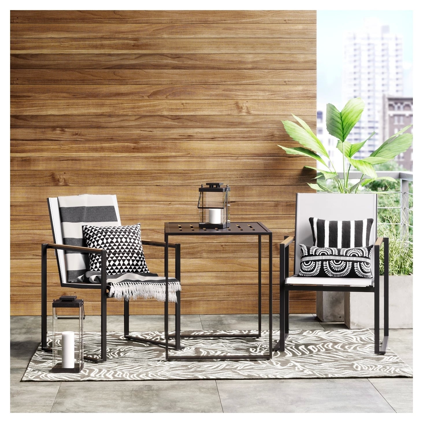 Henning 2 pack 2025 patio club chair