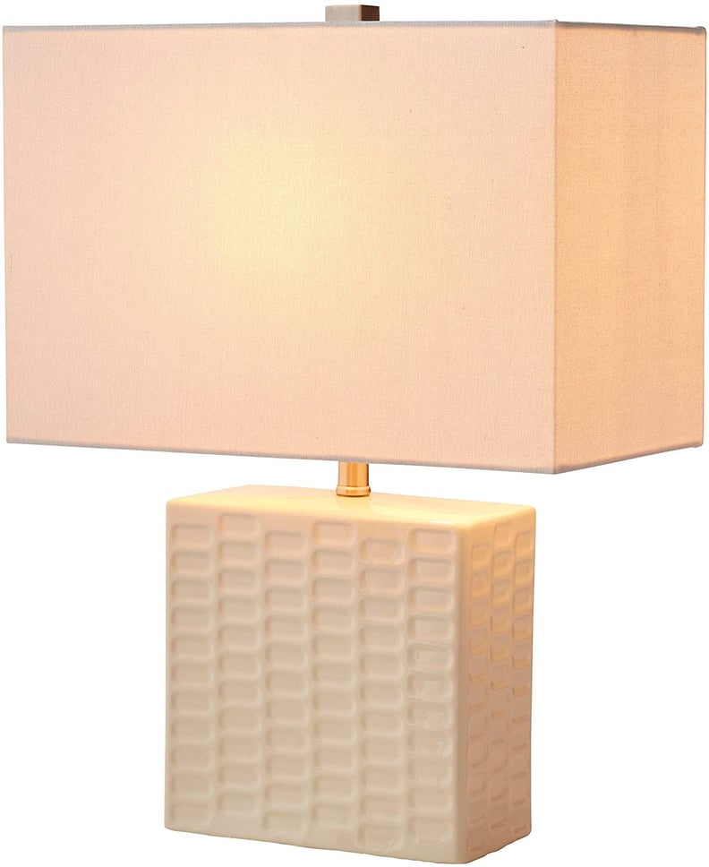 A Rectangular Lamp: Stone & Beam Square Textured Lamp