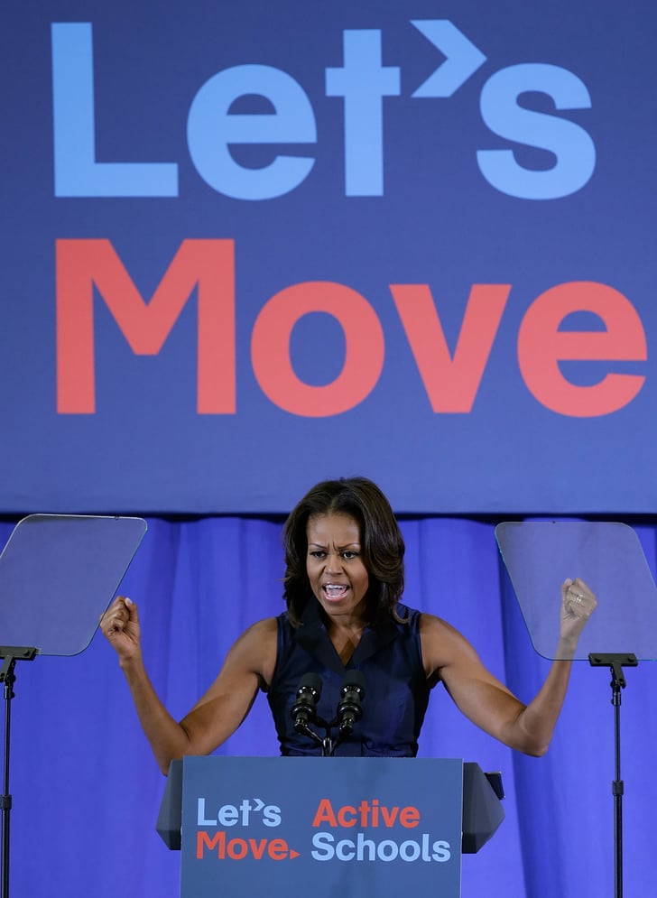 Michelle Obamas Healthy Moments Popsugar Fitness 5494