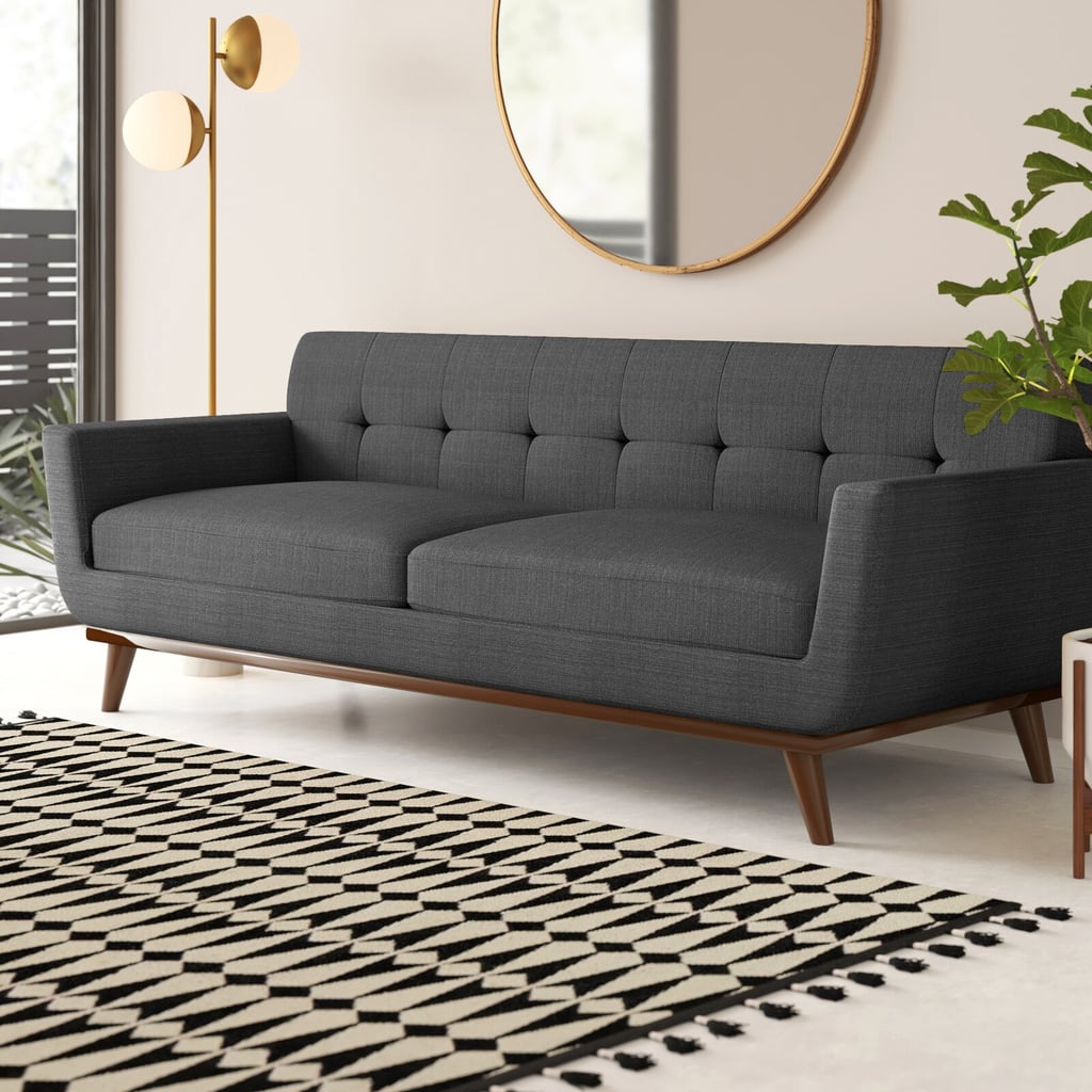 All Modern Acevedo Wide Square Arm Sofa