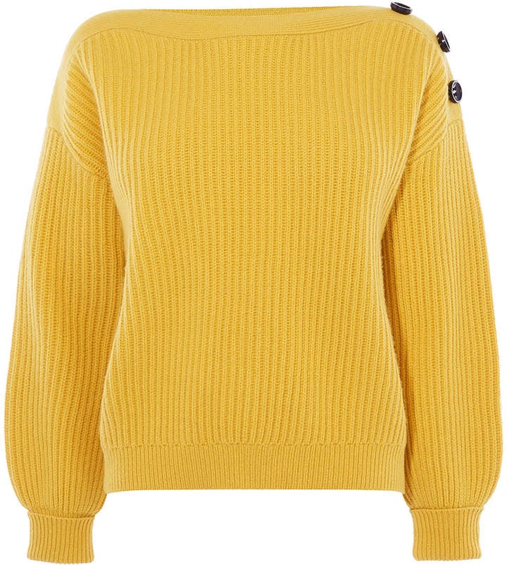 Karen Millen Jumbo Button Jumper