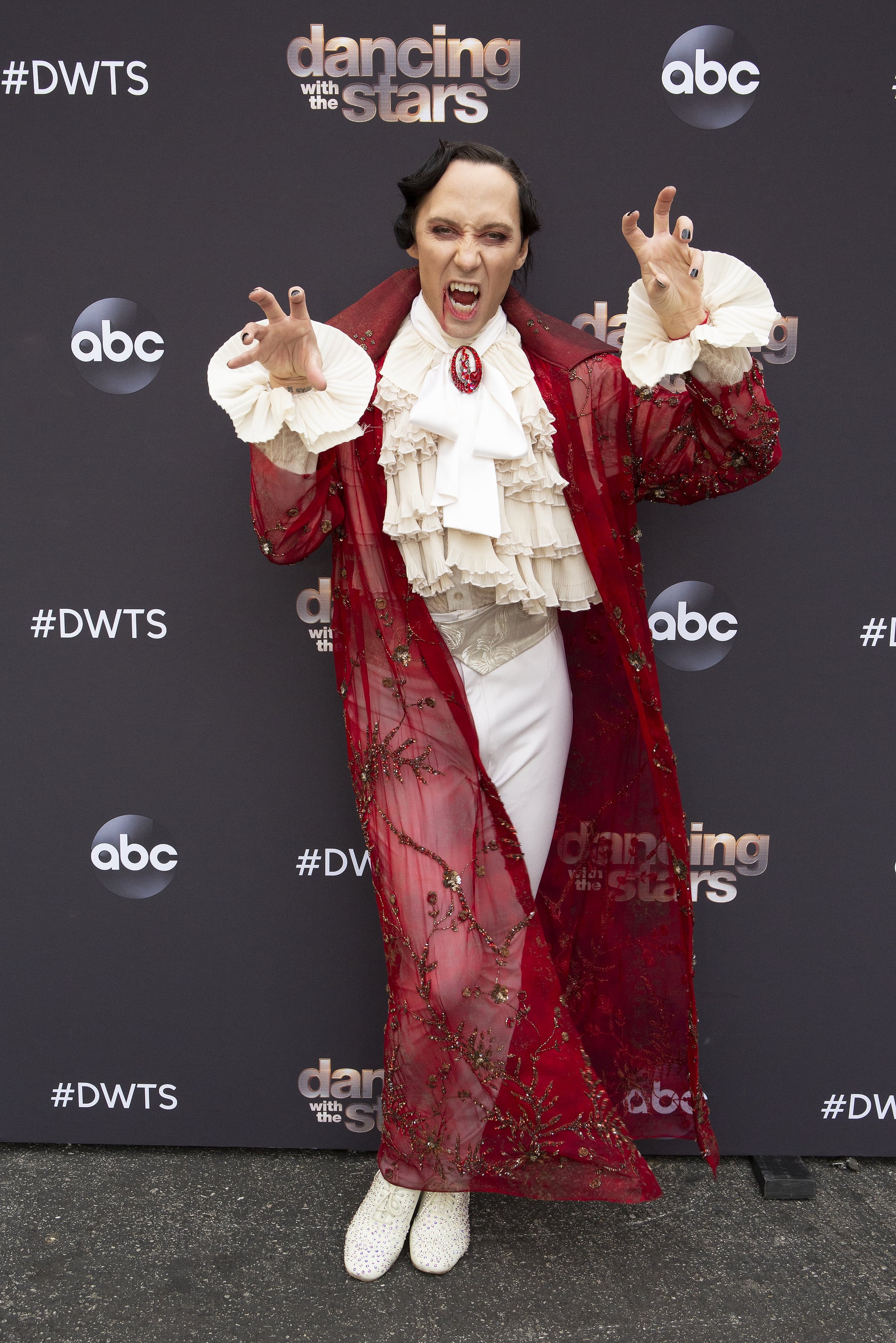 Johnny Weir As A Vampire Celebrities Are Getting Into The Halloween Spirit With Some Scary Good Costumes Popsugar Celebrity Photo 48