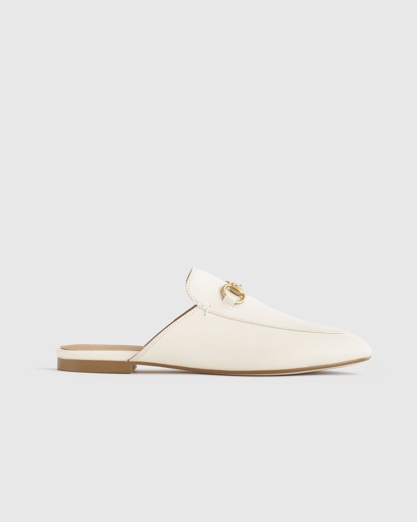 Quince Leather Horsebit Loafer Mule