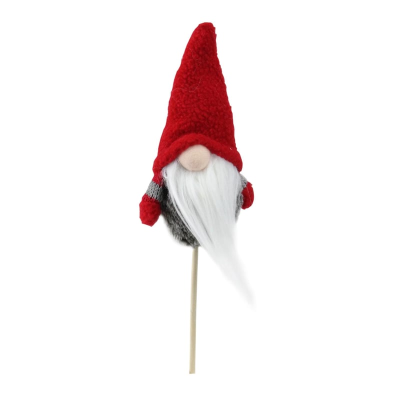 Gray Faux Fur Santa Gnome