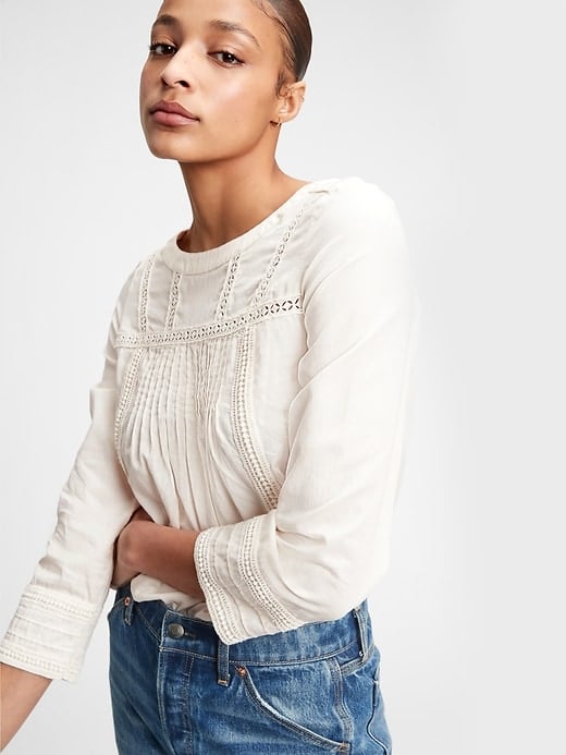 Gap Lace Detail Top