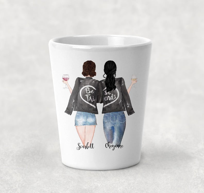 Personalized Best Friend Shot Glass