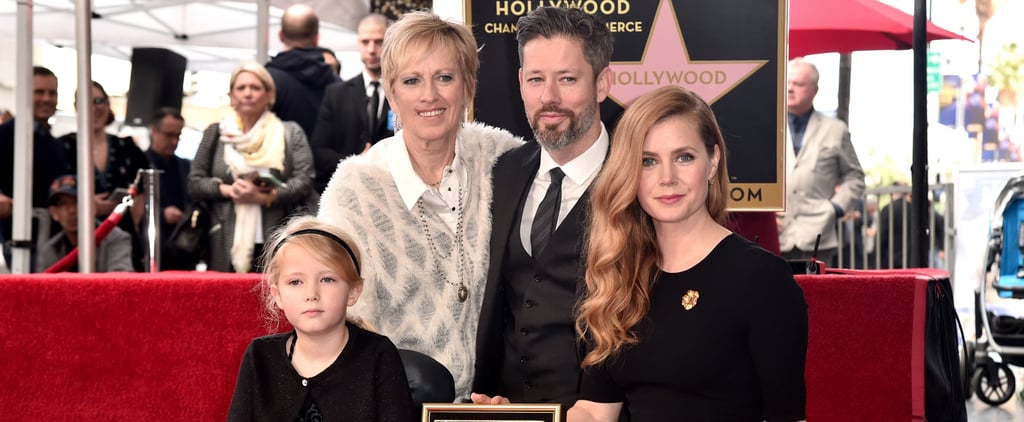 Amy Adams and Her Family at Hollywood Walk of Fame Ceremony