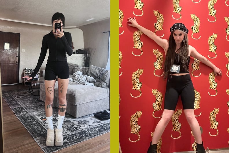 Sportswear for gothic girls, gothic sportswear girl Halara.