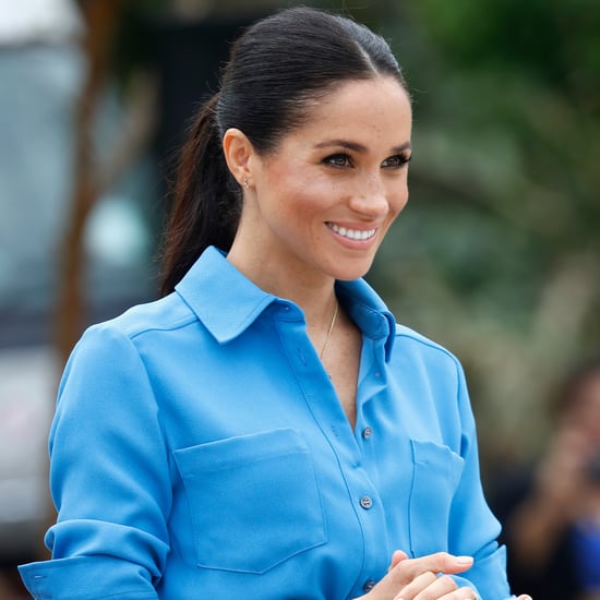 Meghan Markle Wearing Blue During Her Pregnancy 2019