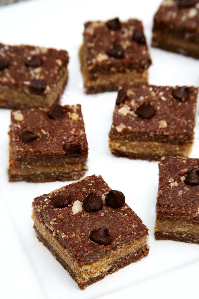 Healthy Chocolate Peanut Butter No-Bake Bars