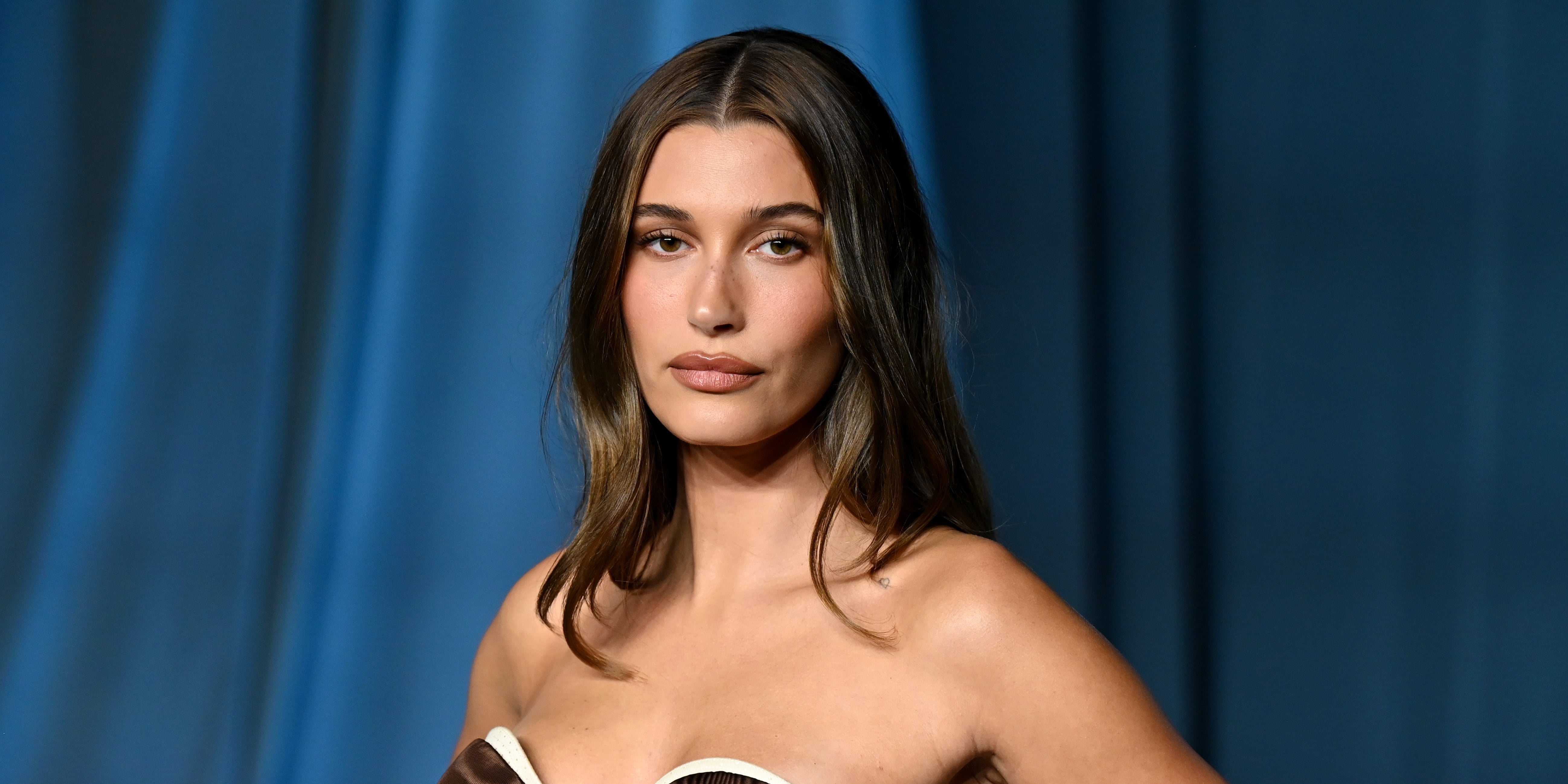 The Hailey Bieber-Approved Latte Makeup Trend Is Back as "Café-Core"