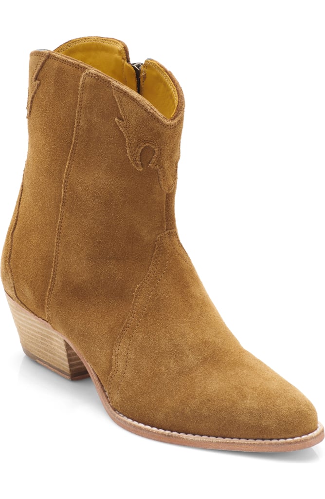 Short Cowboy Boots: Free People New Frontier Suede Booties