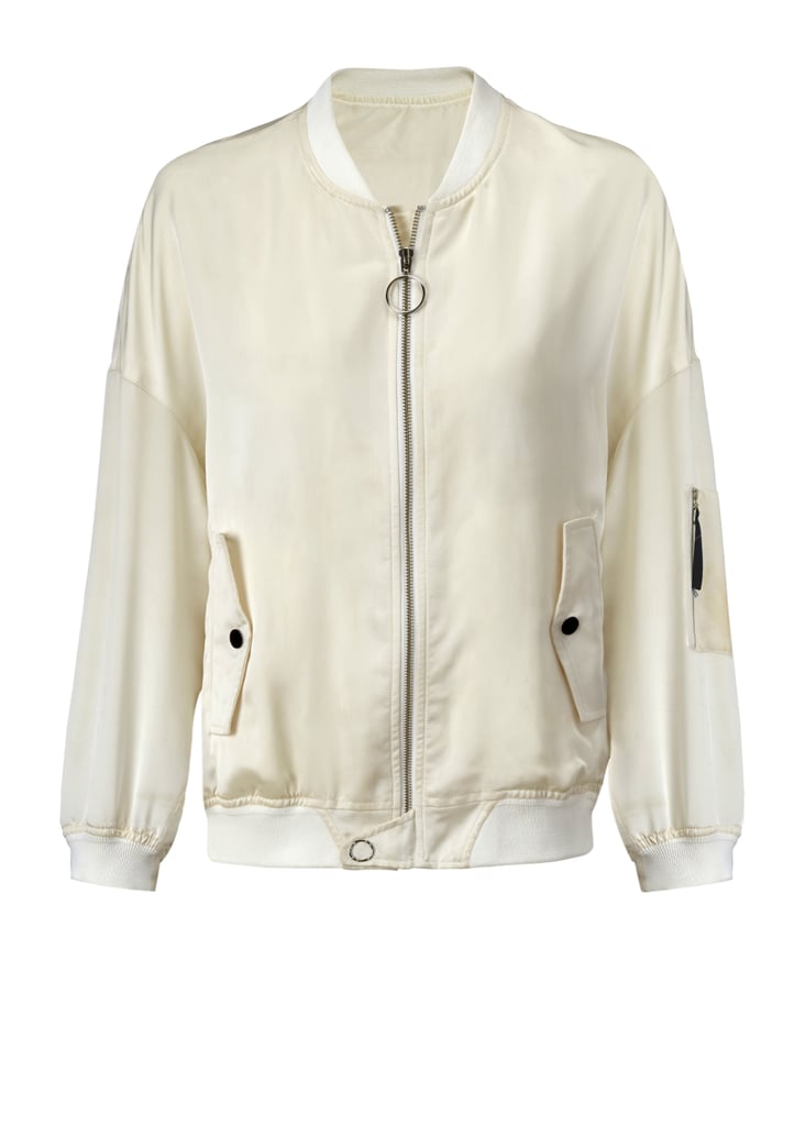 Satin Bomber Jacket ($80)