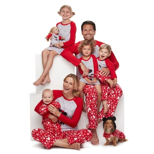 Disney's Mickey & Minnie Mouse Matching Family Pajamas 