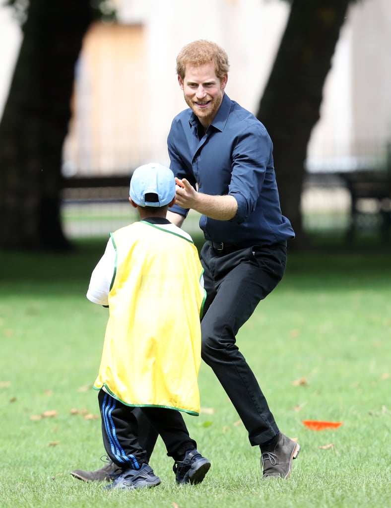 Prince Harry at StreetGames's Fit and Fed in London 2017