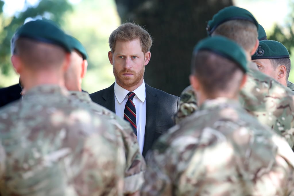 Prince Harry Visits the Royal Marines September 2018