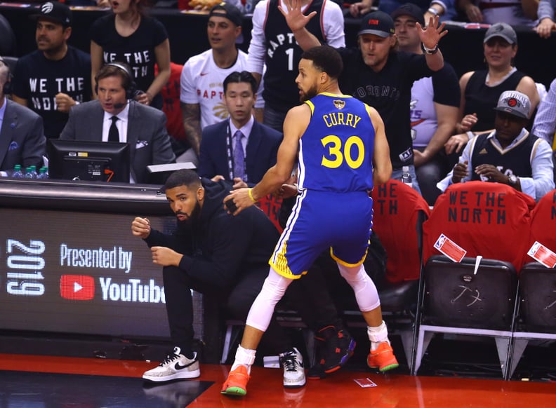 Drake at the 2019 NBA Finals