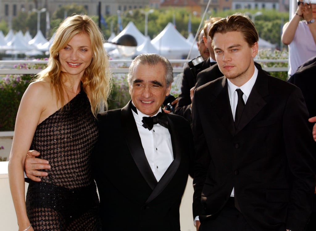 Legendary director Martin Scorsese was flanked by Cameron Diaz and Leonardo DiCaprio at a screening of Gangs of New York in 2002. Legendary director Martin Scorsese was flanked by Cameron Diaz and Leonardo DiCaprio at a screening of Gangs of New York in 2002.
