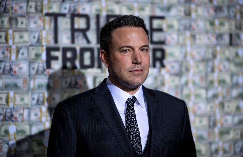US actor Ben Affleck poses as he arrives for the world premiere of 
