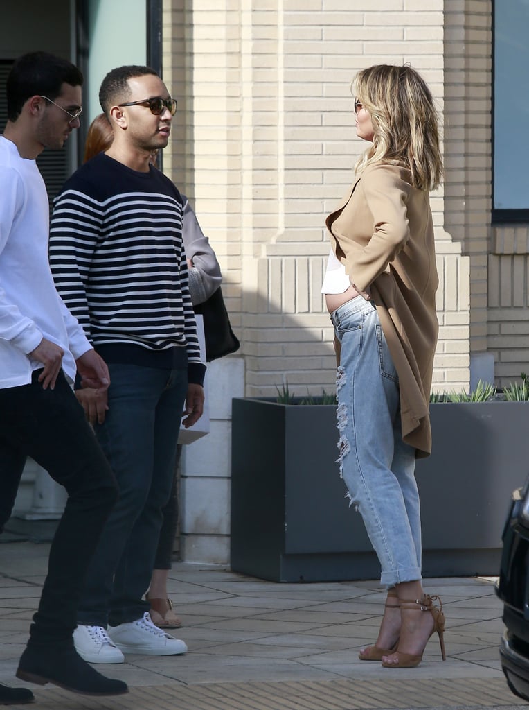 Chrissy Teigen Out in LA March 2016