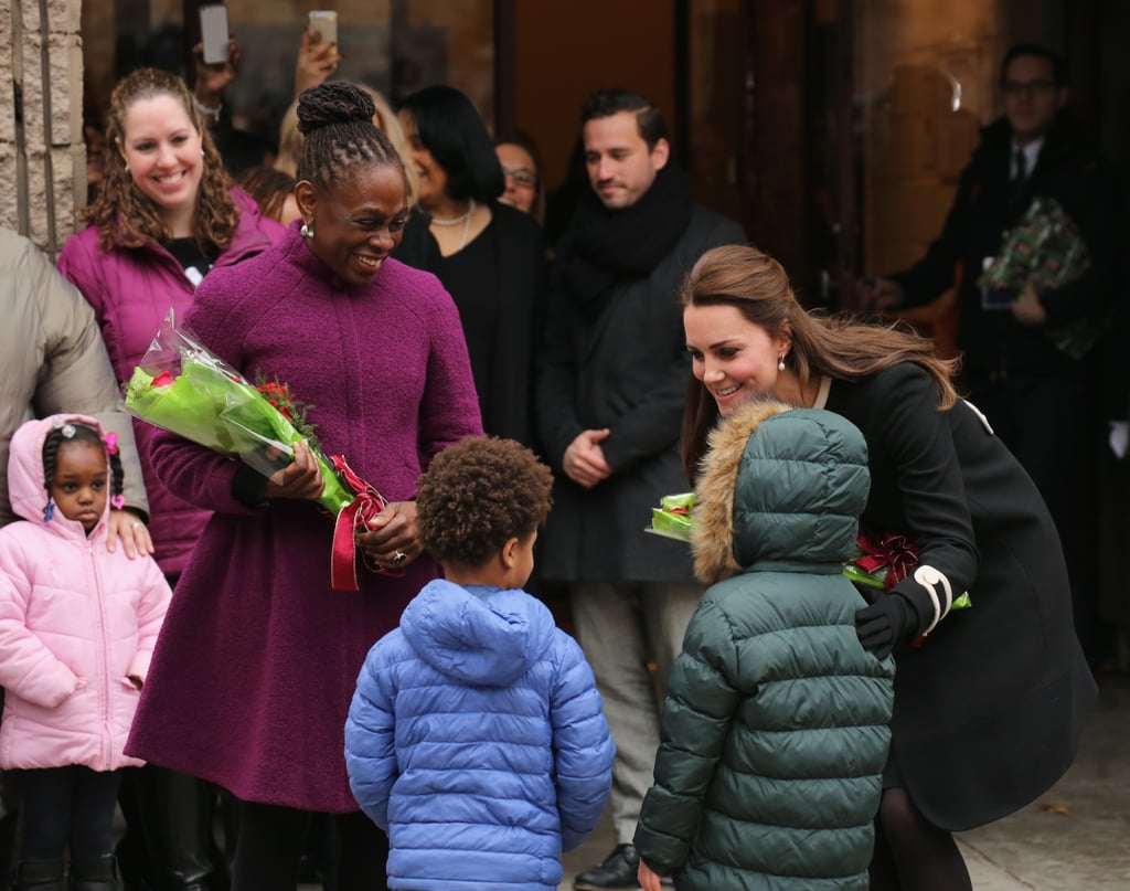 She Spoke With the Children at the Child Development Center