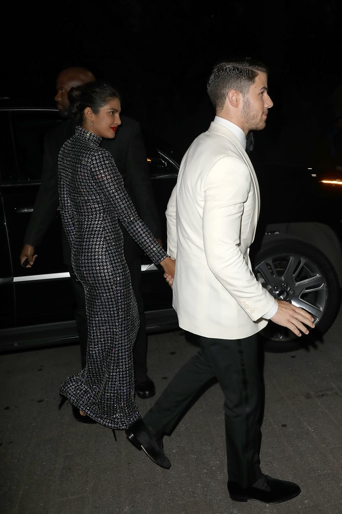 Priyanka Chopra and Nick Jonas at New York Fashion Week 2018