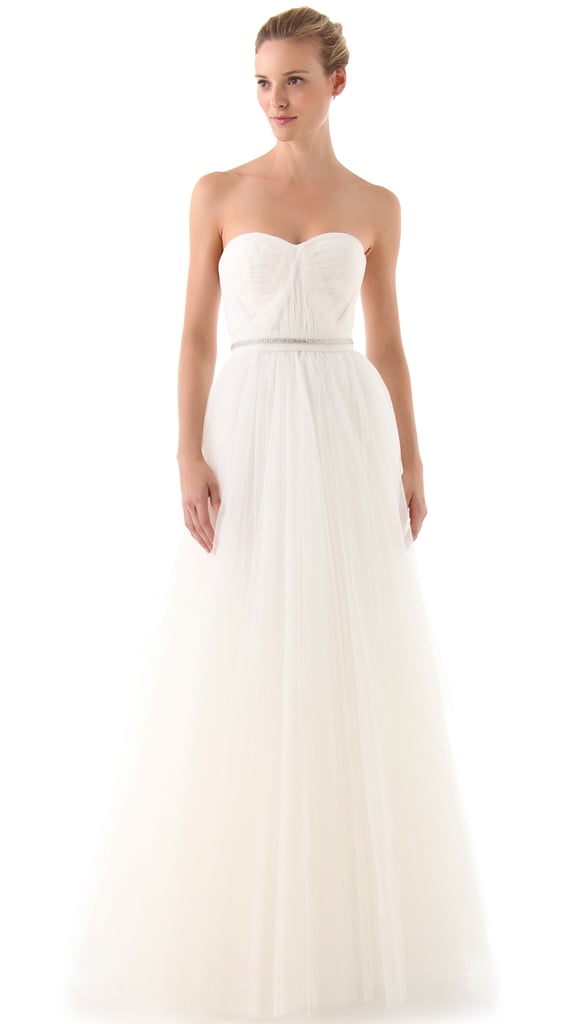 Reem Acra Virtue Strapless Gown ($2,800)