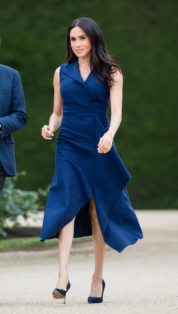 Meghan Markle Wears Dion Lee Dress October 2018