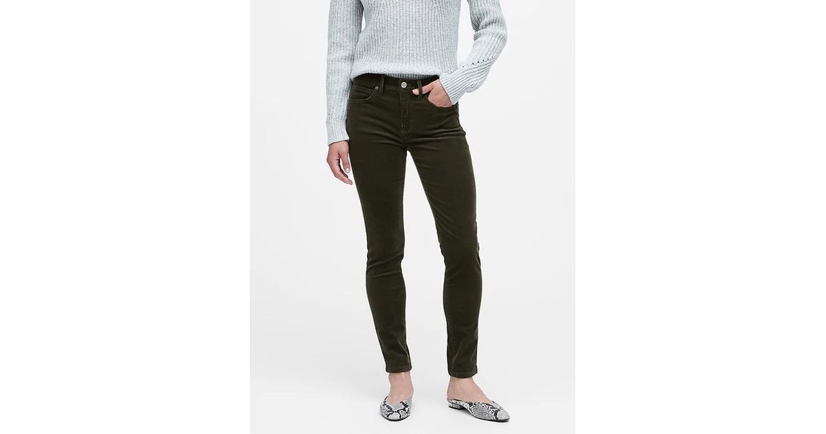 Mid-Rise Skinny Corduroy Pants | Best Jeans For Women From Banana