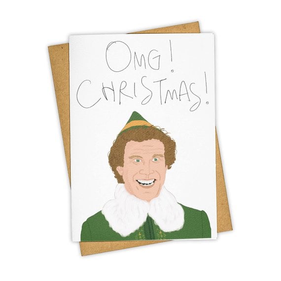 OMG Christmas Greeting Card