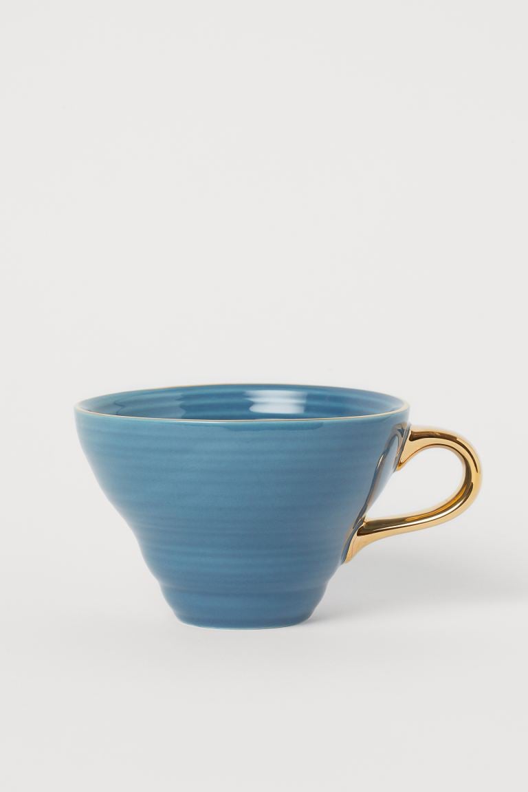 Textured Porcelain Cup