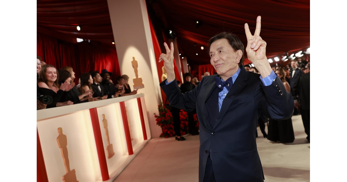 James Hong's Fun Poses on the 2023 Oscars Red Carpet POPSUGAR Celebrity UK Photo 9
