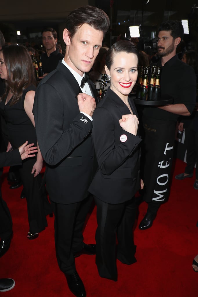 Pictured: Matt Smith and Claire Foy