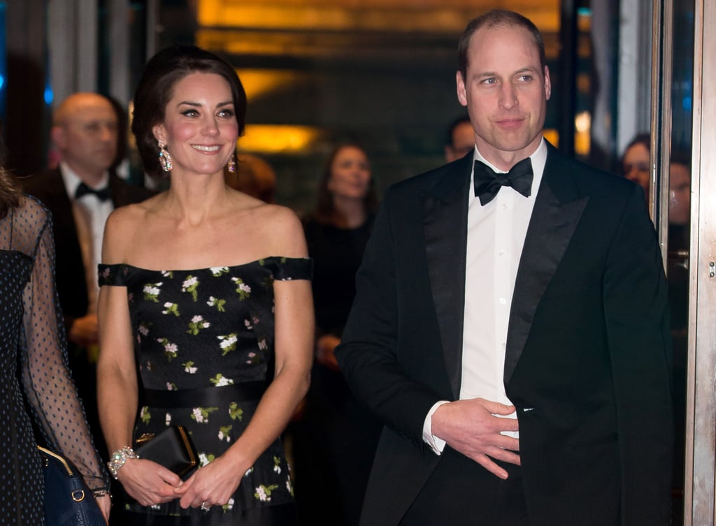 Prince William and Kate Middleton at the BAFTA Awards