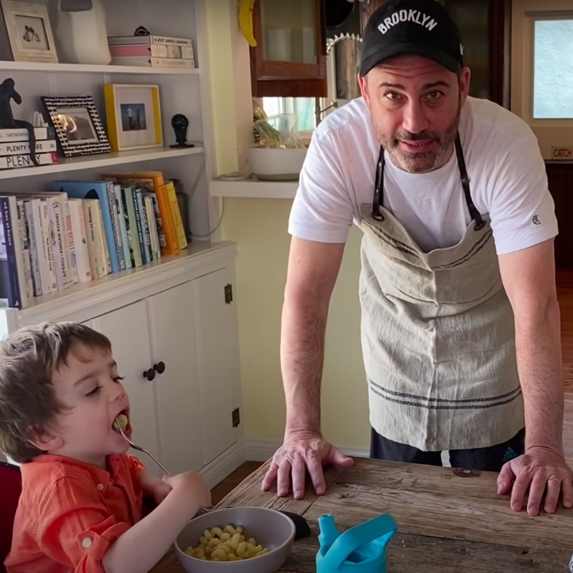 Jimmy Kimmel S Kids Love His Pasta Tina Recipe Video Popsugar Food