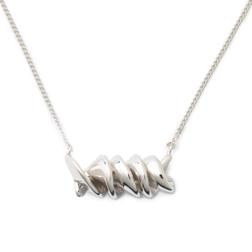 Sterling Silver Rotini Necklace ($99)