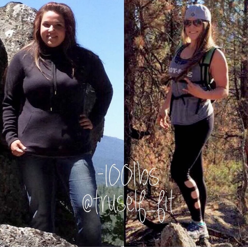 "100lbs lost and now I am able to feel confident and comfortable while adventuring."