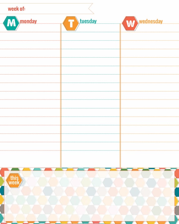 Pretty Patterned Planning, Part Two Pretty Patterned Planning, Part Two